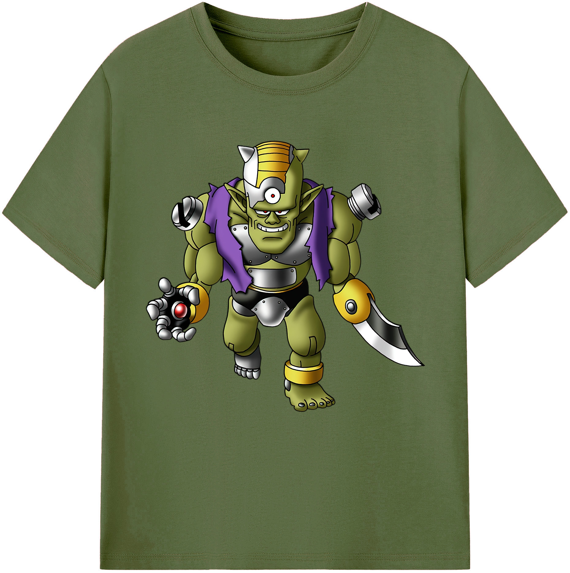 （画像用） ドラゴンクエスト Doragon Kuesuto Dragon Quest 綿100％半袖Tシャツ（フロントプリント）